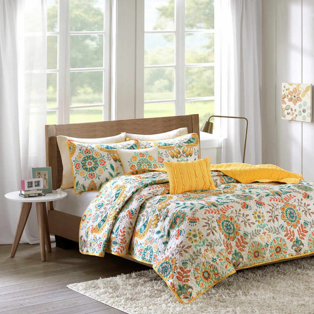 Nina Reversible Coverlet Set - Soft & Stylish Bedding for All Seasons - Perfect for Master Bedroom, Guest Room, or Dorm Decor