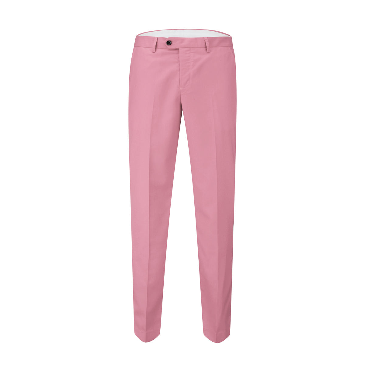 Stylish Men's 3-Piece Pink Color Block Suit Set with Single Button - Perfect for Weddings, Prom, Business Meetings & Formal Events