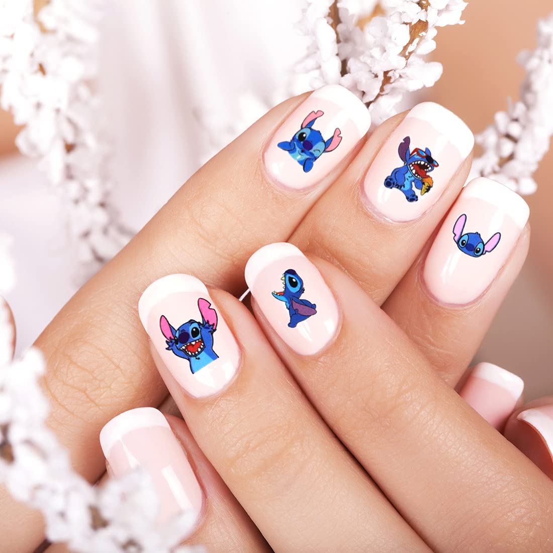 Cute Kawaii Cartoon Nail Stickers - 75+ Self-Adhesive Nail Art Decals for Women, Girls & Kids | Perfect for DIY Manicures, Parties & Gifts