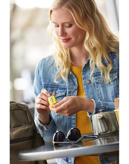 Go Travel Big Dial Twist ‘N’ Set Combination Lock - Secure Luggage, Backpacks & Gym Bags for Travel, School & Outdoor Adventures