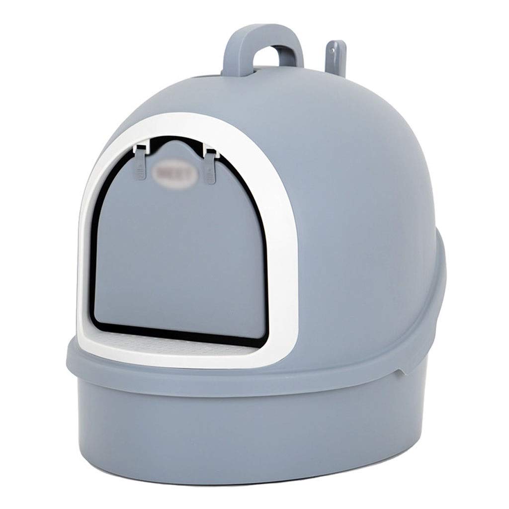 Hanxiaoyishop Large Enclosed Cat Litter Box - Spacious Covered Litter Pan with Pull-Out Tray for Odor Control | Perfect for Indoor Cats, Multi-Cat Homes & Small Apartments