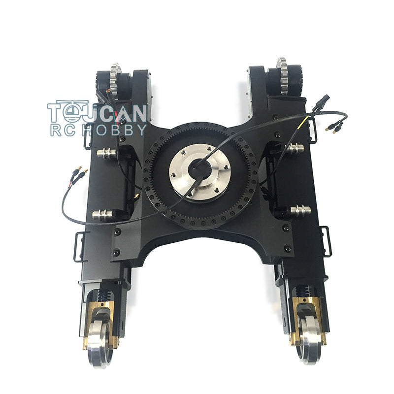 1/14 LESU PC360 Metal Excavator Truck Tracks Kit with Sprocket, ESC Motor & Metal Cabin - Heavy Duty Grab Grapple Bucket for RC Construction Vehicles - Perfect for RC Model Building, Construction Simulation & Collectors