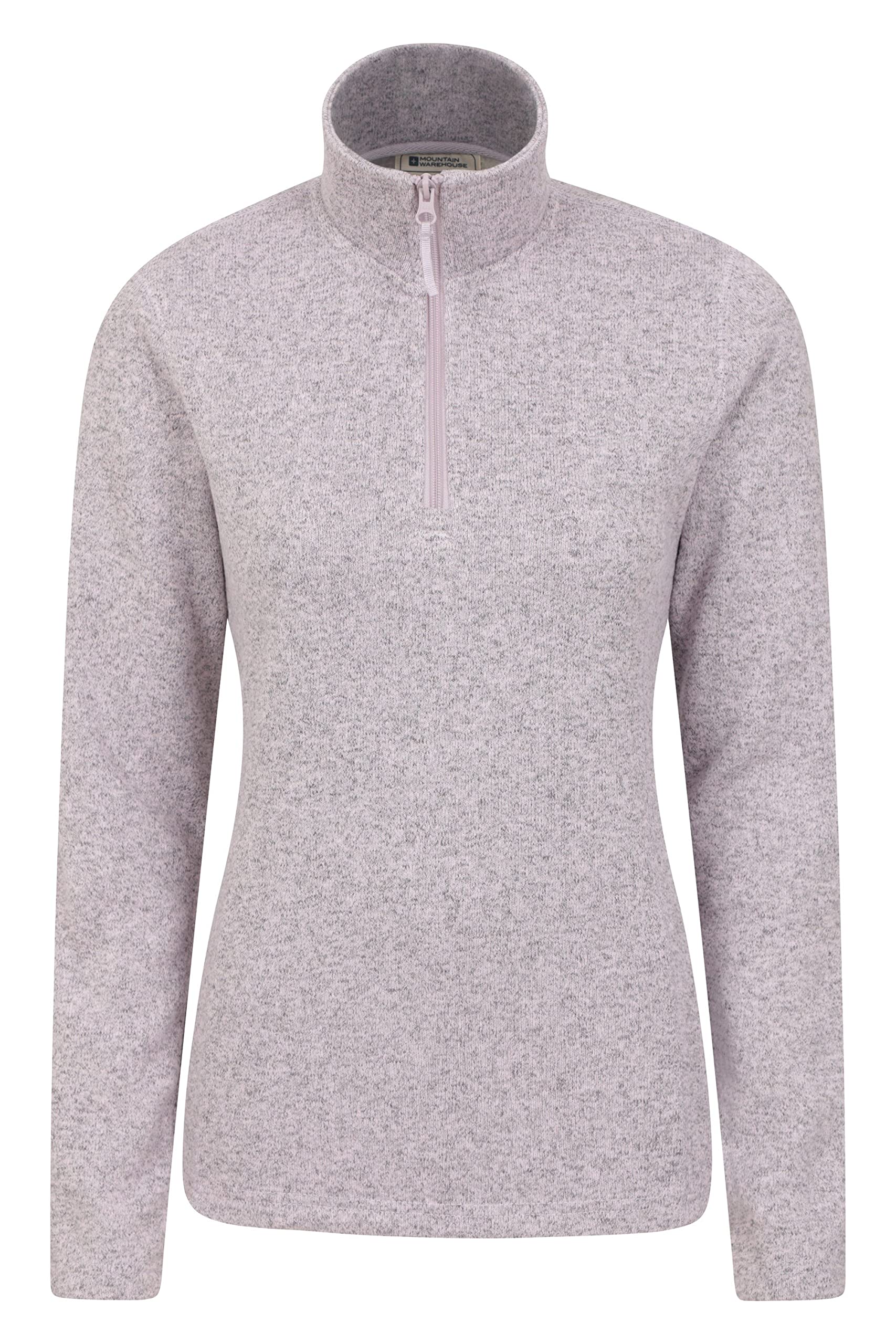 Mountain Warehouse Idris Women's Fleece Jacket - Soft Warm Pullover for Hiking, Camping & Outdoor Activities