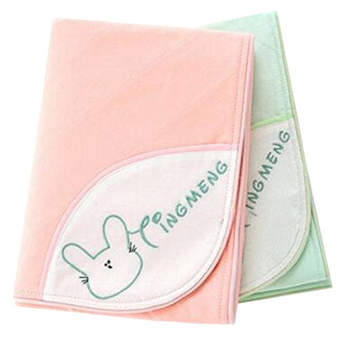 2 Pack Washable & Waterproof Baby Changing Pads - Soft Breathable Diaper Mat for Nursery, Travel & On-the-Go Diaper Changes - Perfect for Cribs, Strollers & Baby Care Essentials
