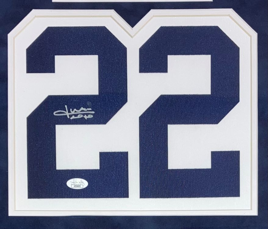 Juan Soto Autographed New York Yankees Jersey with Framed 11x14 Photo - Certified by JSA - Perfect for Yankees Fans, Sports Memorabilia Collectors, and Home/Office Decor