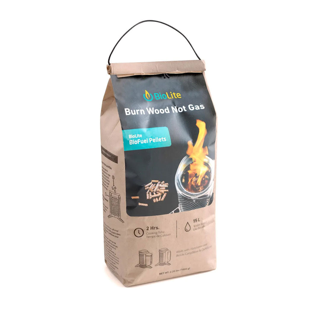 BioLite Premium Hardwood BioFuel Pellets for Camping, Grilling & Outdoor Cooking - Eco-Friendly Fire Starter Pellets for Stoves, Fire Pits & BBQs