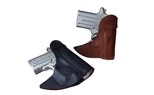 Premium Leather IWB Holster for Kimber Micro 9 with Crimson Trace Laser - Custom Fit Front Pocket Concealed Carry (Not Compatible with Laser Guard Models) | Ideal for Everyday Carry & Concealed Weapon Protection