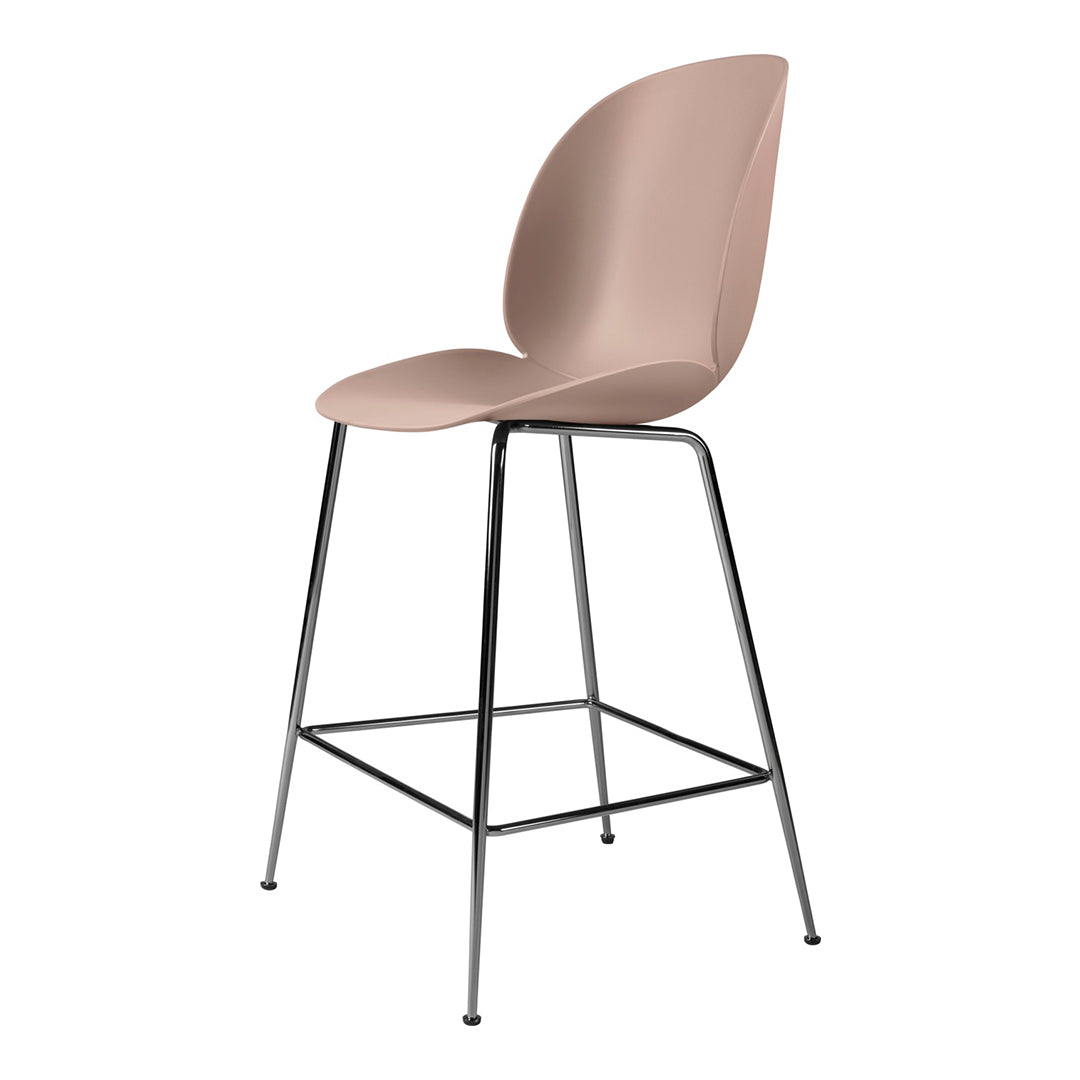 Modern Beetle Counter Stool - Adjustable Height Bar Stool for Kitchen Island, Breakfast Bar & Home Decor - Ergonomic Design for Comfortable Seating