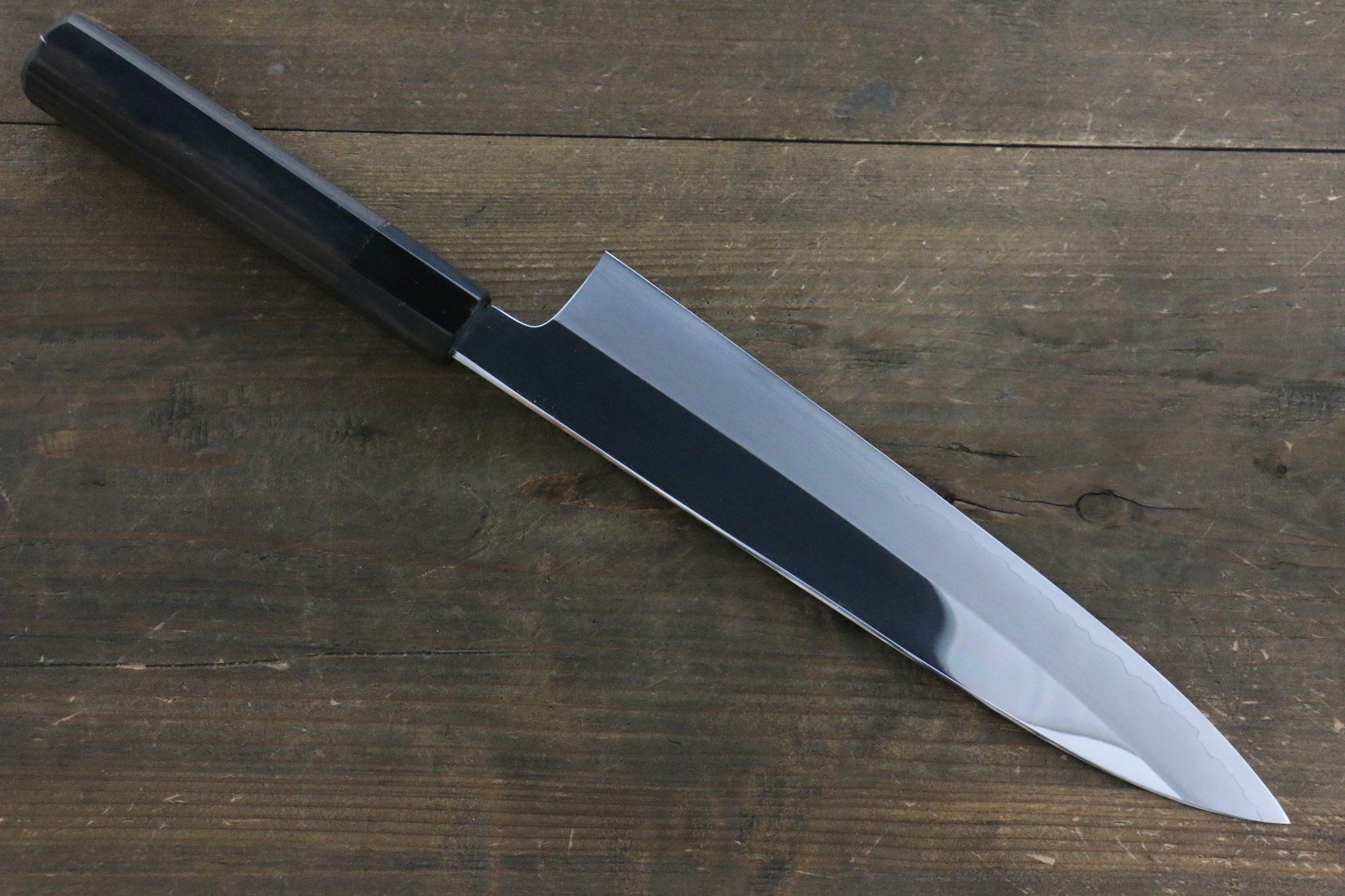 Premium Kikumori VG10 Japanese Chef Knife 240mm - Mirror Polished Gyuto with Ebony Handle - Professional Kitchen Knife for Slicing, Dicing & Meat Cutting - Perfect for Chefs & Home Cooking