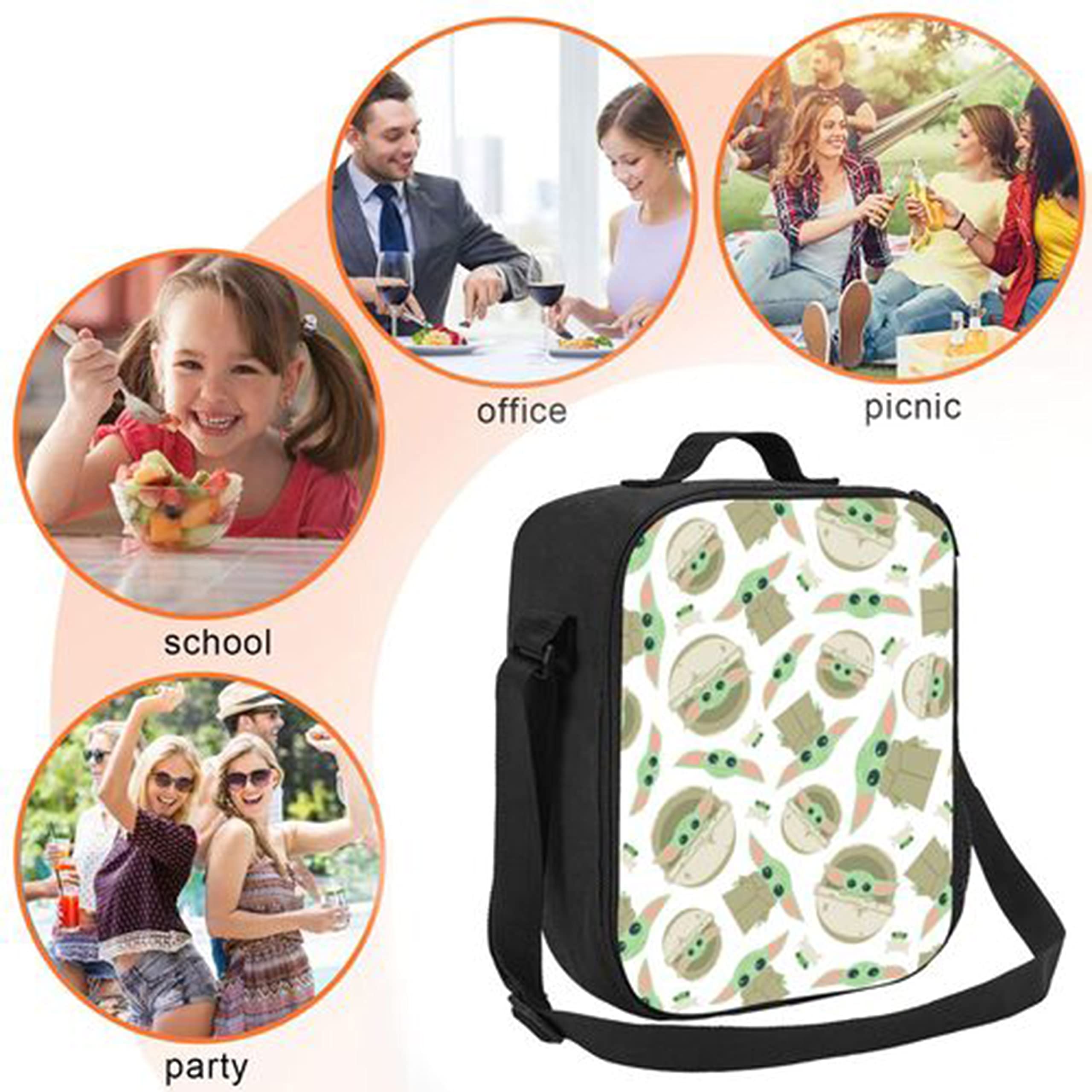 Insulated Lunch Bag for Women & Men - Leakproof Thermal Bento Box for Office, School, Picnic & Travel - Keep Food Fresh & Cool All Day