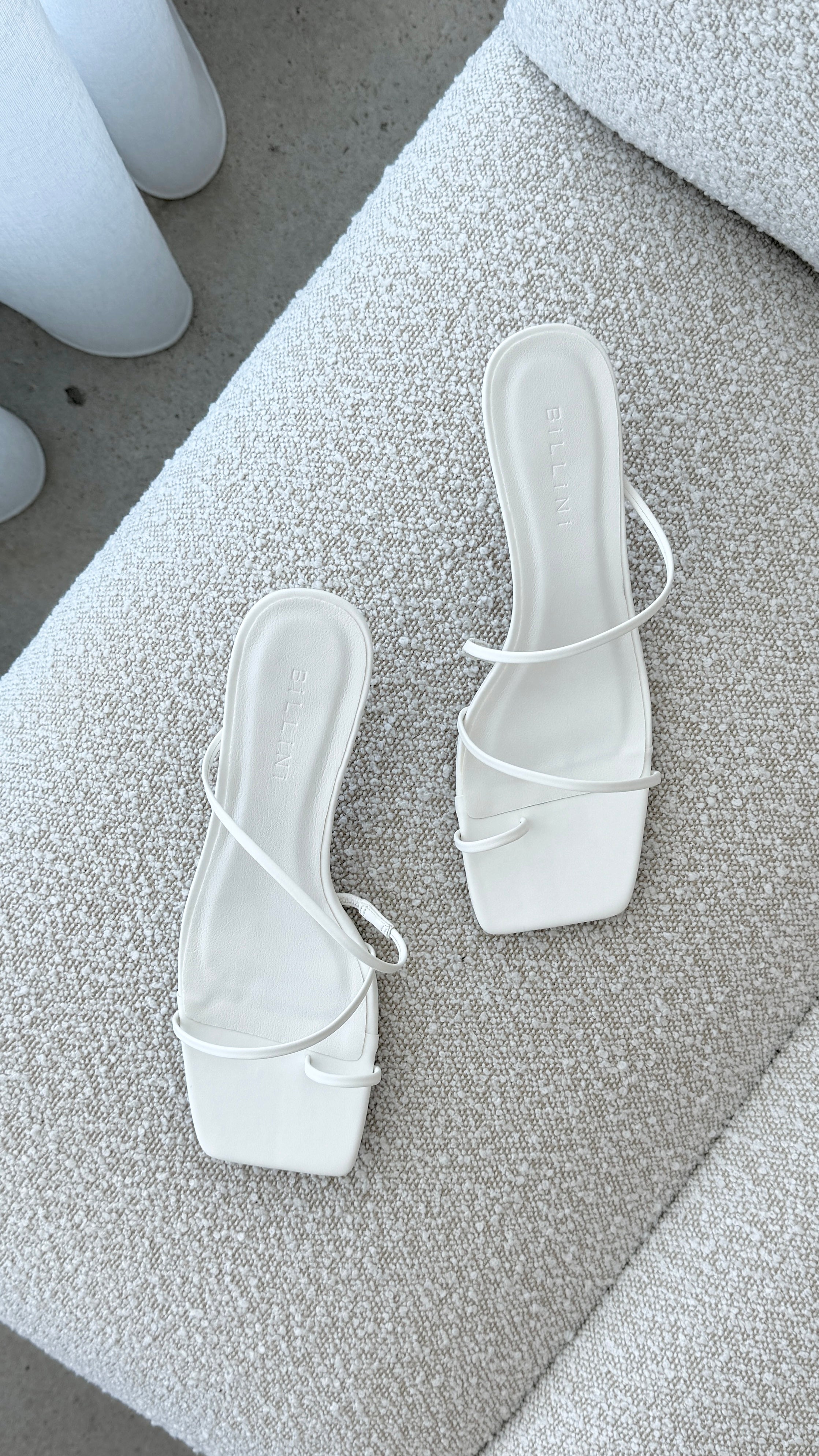 Elegant White Mabel Heel Shoes for Women - Comfortable High Heels for Parties, Weddings & Office Wear