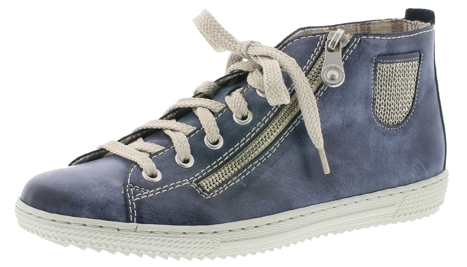 Rieker Women's Hi-Top Sneakers - Comfortable Casual Walking Shoes for Women - Perfect for Gym, Running & Everyday Wear