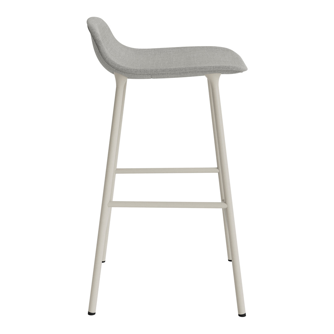 Modern Form Counter Stool with Sturdy Metal Legs & Comfortable Upholstered Seat - Perfect for Kitchen Islands, Breakfast Bars & Home Decor