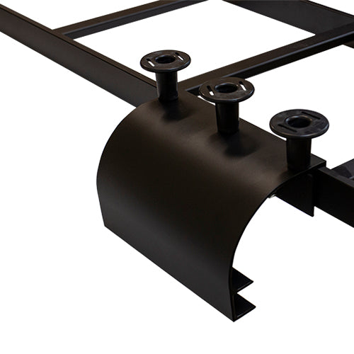 Heavy Duty Cable Radius Drop Stringer Side Cable Ladder Rack System - Durable Cable Management Solution for Data Centers & Industrial Wiring