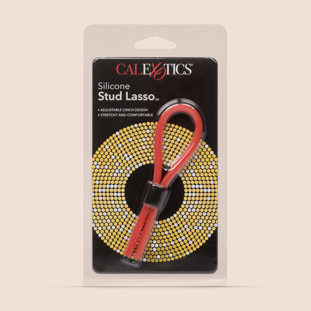 Premium Silicone Stud Lasso™ - Adjustable Erection Enhancer Ring for Men | Comfortable & Reusable Cock Ring for Enhanced Performance & Pleasure | Perfect for Couples & Solo Play