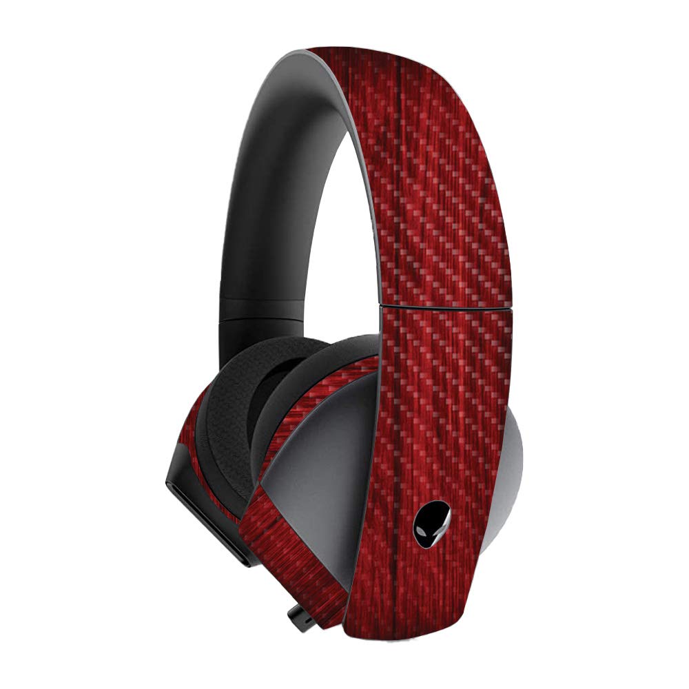 Premium Carbon Fiber Skin for Alienware 7.1 Gaming Headset - Cherry Grain Texture | Protective & Durable Cover | Easy to Apply & Remove | USA Made | Perfect for Gaming, Streaming & Esports Tournaments