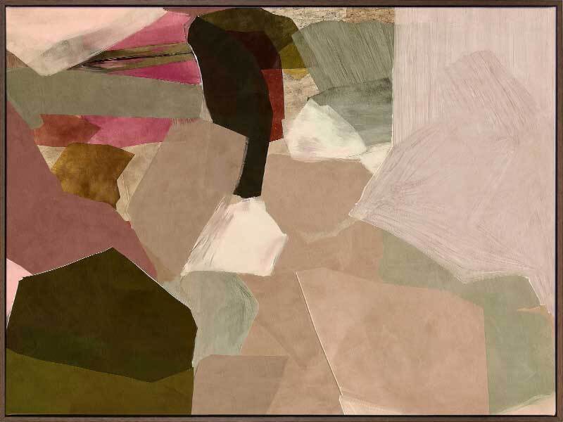 Deconstructed Desert II Canvas Art Print - Modern Abstract Wall Decor for Living Room, Bedroom & Office - Perfect for Home & Office Decor