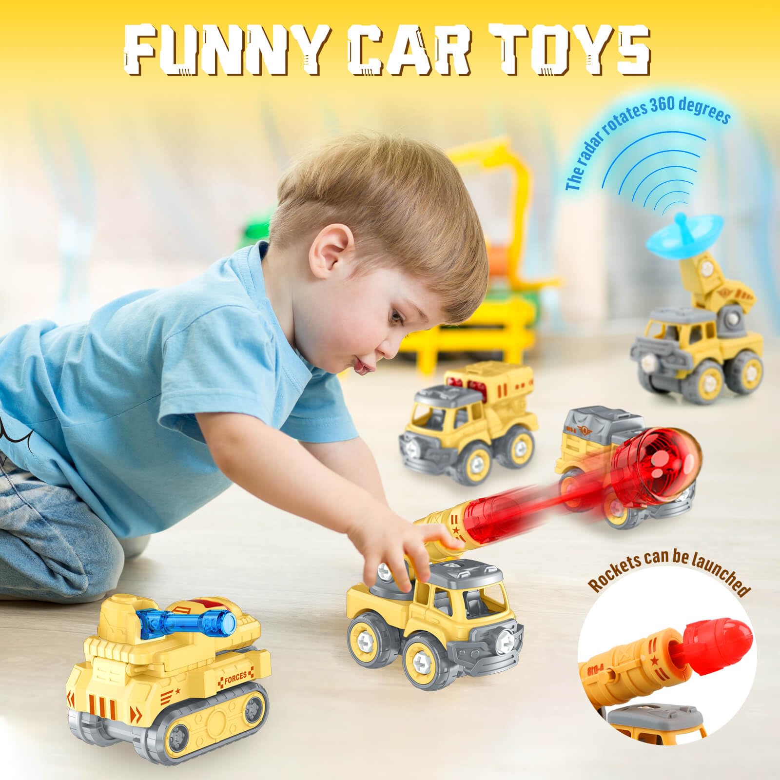STEM Transforming Robot Car Toys for Kids Ages 5-8 | Educational Vehicle Truck Toys for Boys & Girls | Perfect Birthday Gift for 5-7 Year Olds | Fun Learning & Playtime Activity
