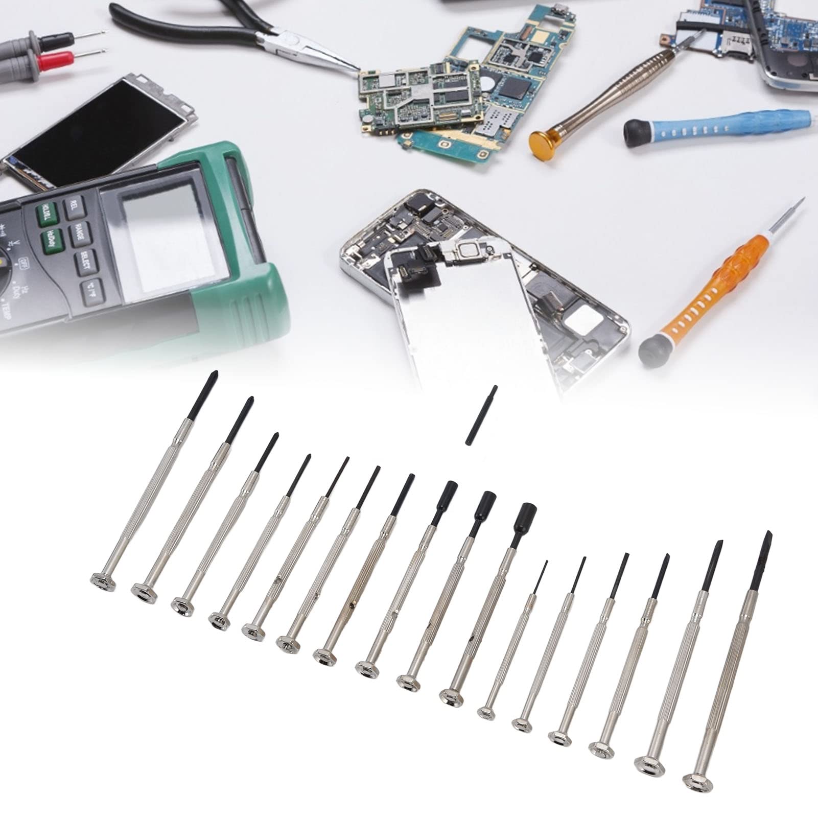 Premium Screwdriver Set - 12-Piece Multi-Size Hand Tool Kit with Ergonomic Grip for Home Repair, Electronics & DIY Projects | Durable Portable Screwdrivers for Maintenance, Furniture Assembly & Automotive Work