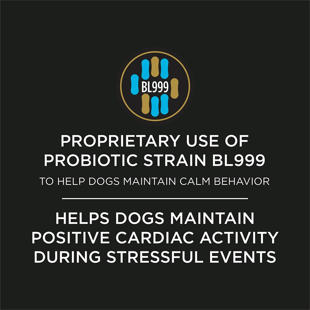 Pro Plan Veterinary Calming Care Dog Supplement - Stress Relief Chews for Anxious Dogs - Perfect for Travel, Storms & Vet Visits