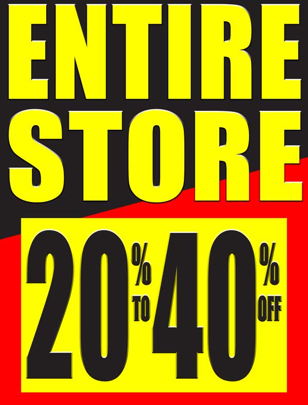 Custom Vinyl Window Sign for Retail Stores - Durable & Weatherproof Business Decals - Perfect for Storefronts, Sales, and Promotions