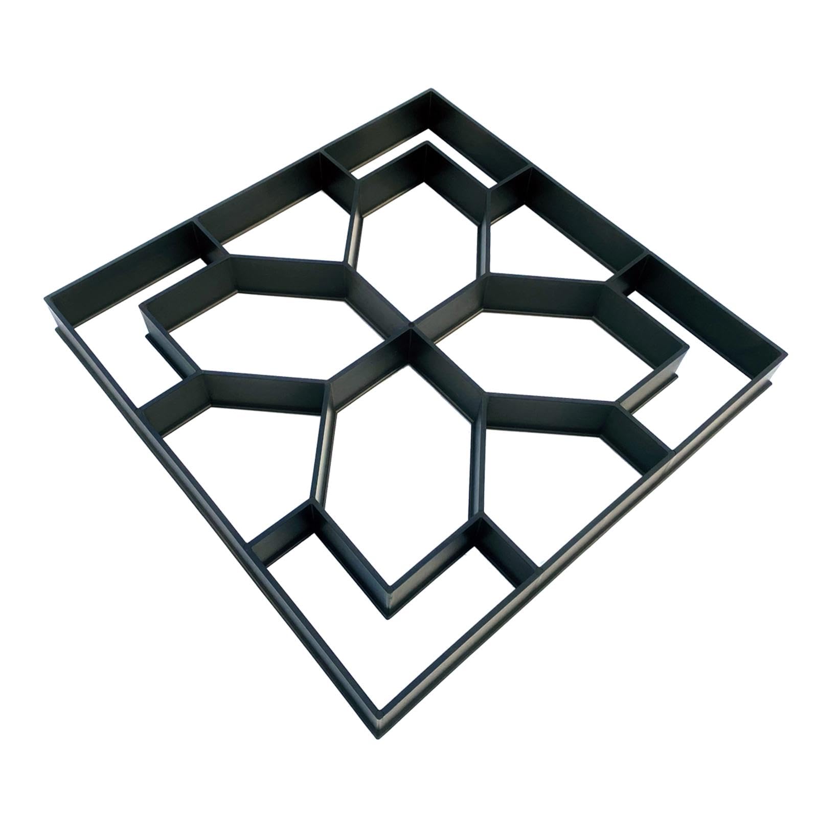 MYCENSE Walk Path Maker Stepping Stone Paver - Concrete Molding Kit for Garden Pathways, Patios & Landscaping (Style B) | DIY Garden Walkway & Outdoor Decor Project