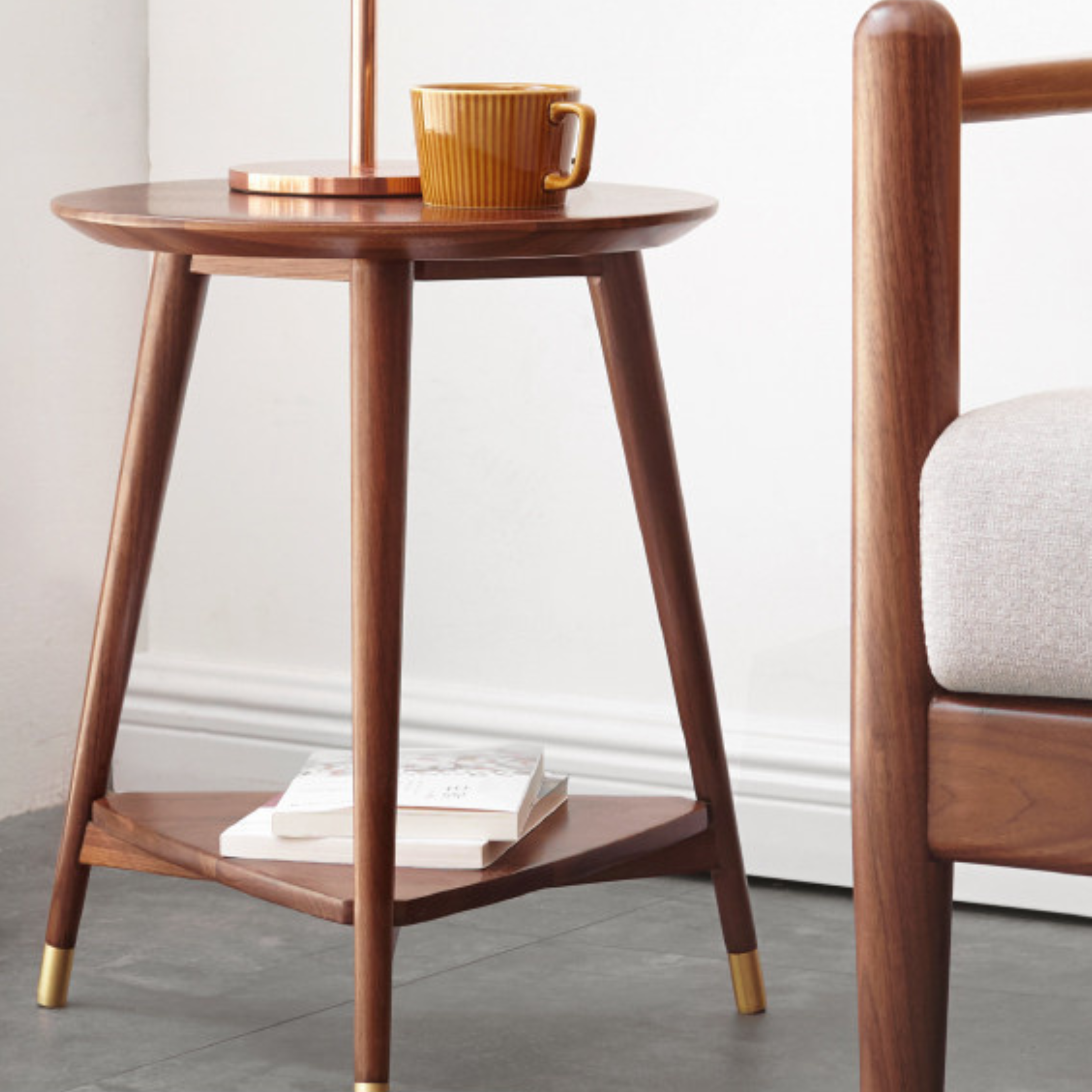 Premium Black Walnut Solid Wood Edge Table - Handcrafted Dining Table, Coffee Table or Side Table - Perfect for Modern Living Room, Dining Room & Office Decor