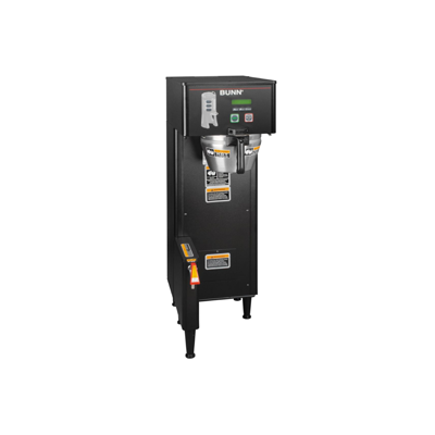 Bunn 34800.6004 Single TF ThermoFresh DBC Black 120V Commercial Coffee Brewer with Funnel Locks - Perfect for Offices, Restaurants, and Cafes