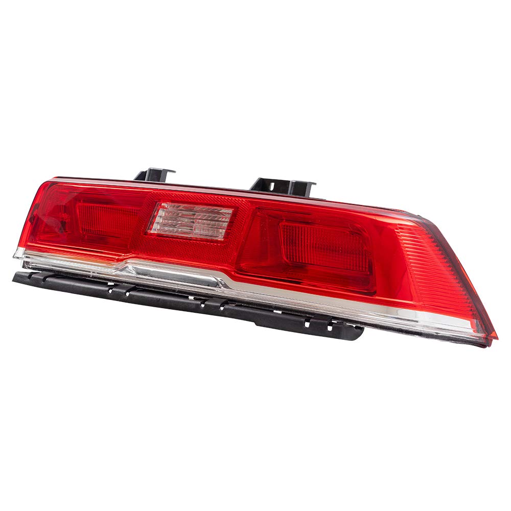 Brock Replacement Halogen Tail Lights for 2014-2015 Chevy Camaro - Driver & Passenger Side (Part #23256981, 23489170) - Upgrade Your Car's Rear Lighting for Night Driving Safety