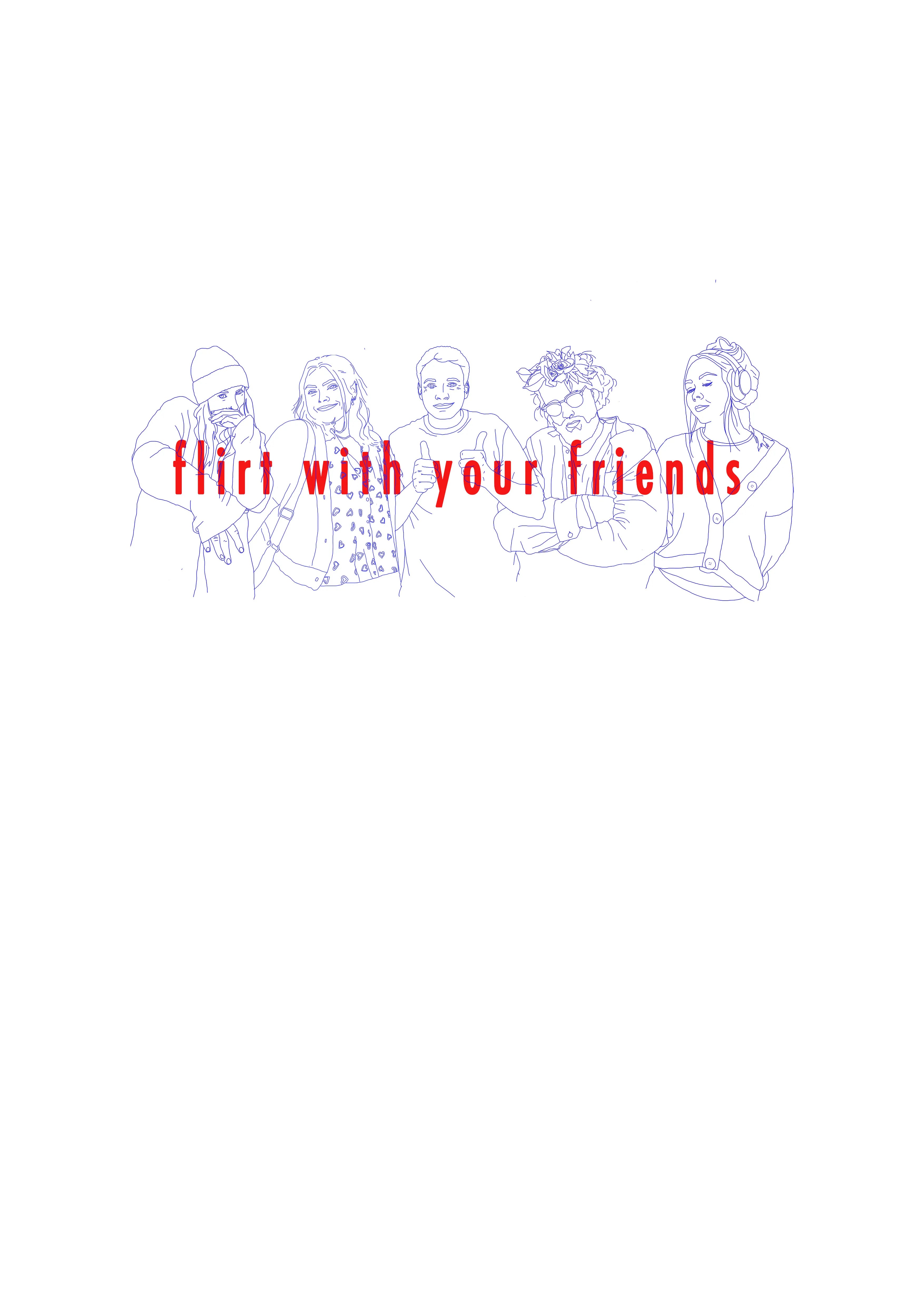 Flirt with Your Friends - Amelia Caulfield Fun Party Game for Couples & Friends | Perfect for Date Nights, Bachelorette Parties & Game Nights