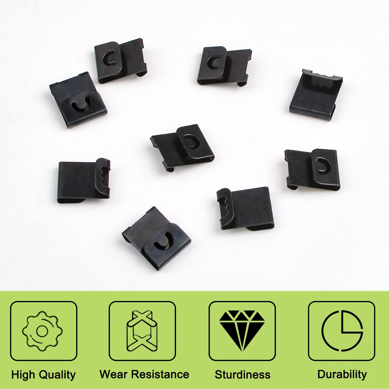 120PCS S-Shaped Metal Picture Hanging Clips - Heavy Duty Wall Mount Hooks for Photo Frames, Artwork & Paintings - Secure Sawtooth Hangers for Home & Office Decor