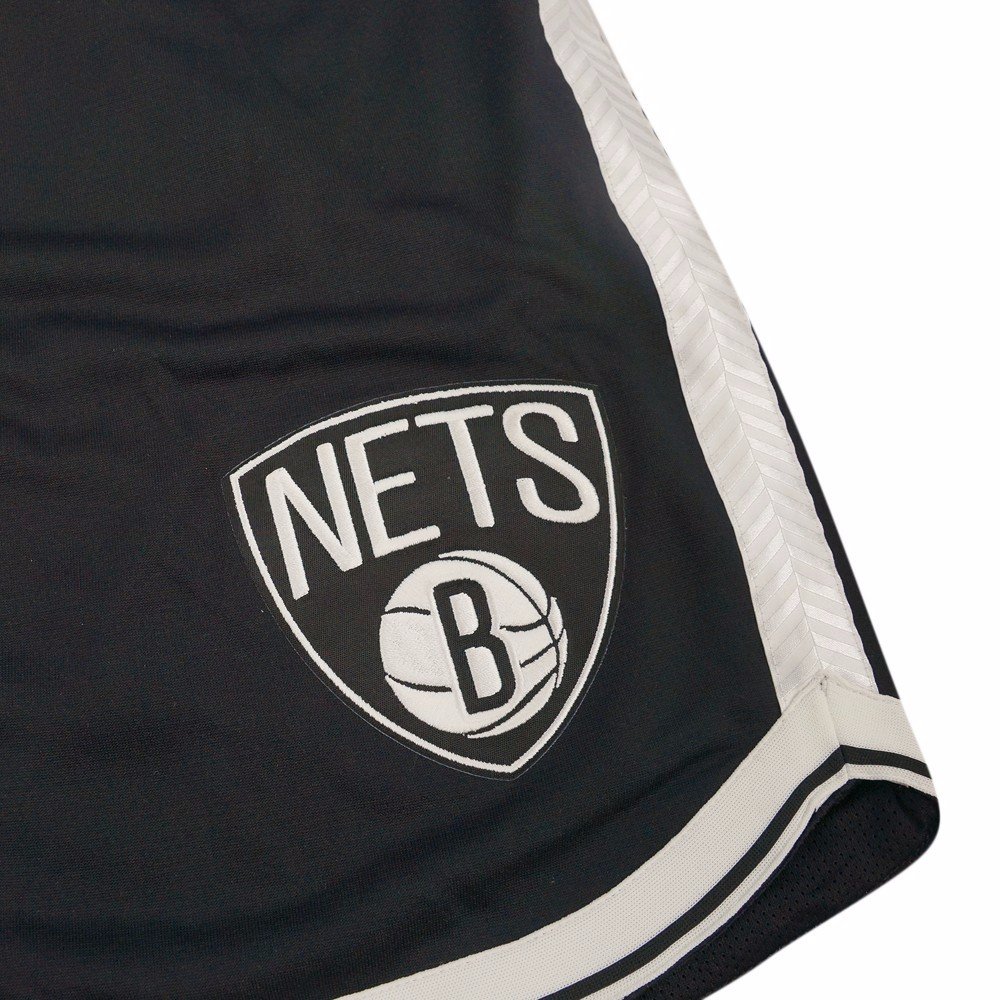 adidas Brooklyn Nets NBA Black Authentic On-Court Climacool Team Game Shorts for Men - Breathable Basketball Shorts for Training & Games - Perfect for NBA Fans & Streetwear