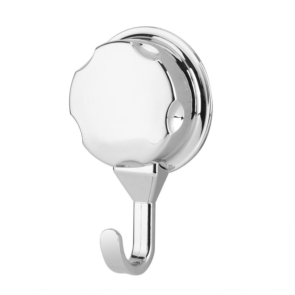 3-Pack ABS Wall Hooks with Suction Cups - Heavy Duty Towel & Robe Hooks for Bathroom, Kitchen, Bedroom - 4.33 x 2.55 Inch - Perfect for Hanging Towels, Robes, Clothes & Accessories