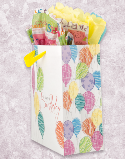 Balloon Dreams Garden Gift Bags - Elegant Party Favor Bags for Baby Showers, Weddings & Birthday Celebrations