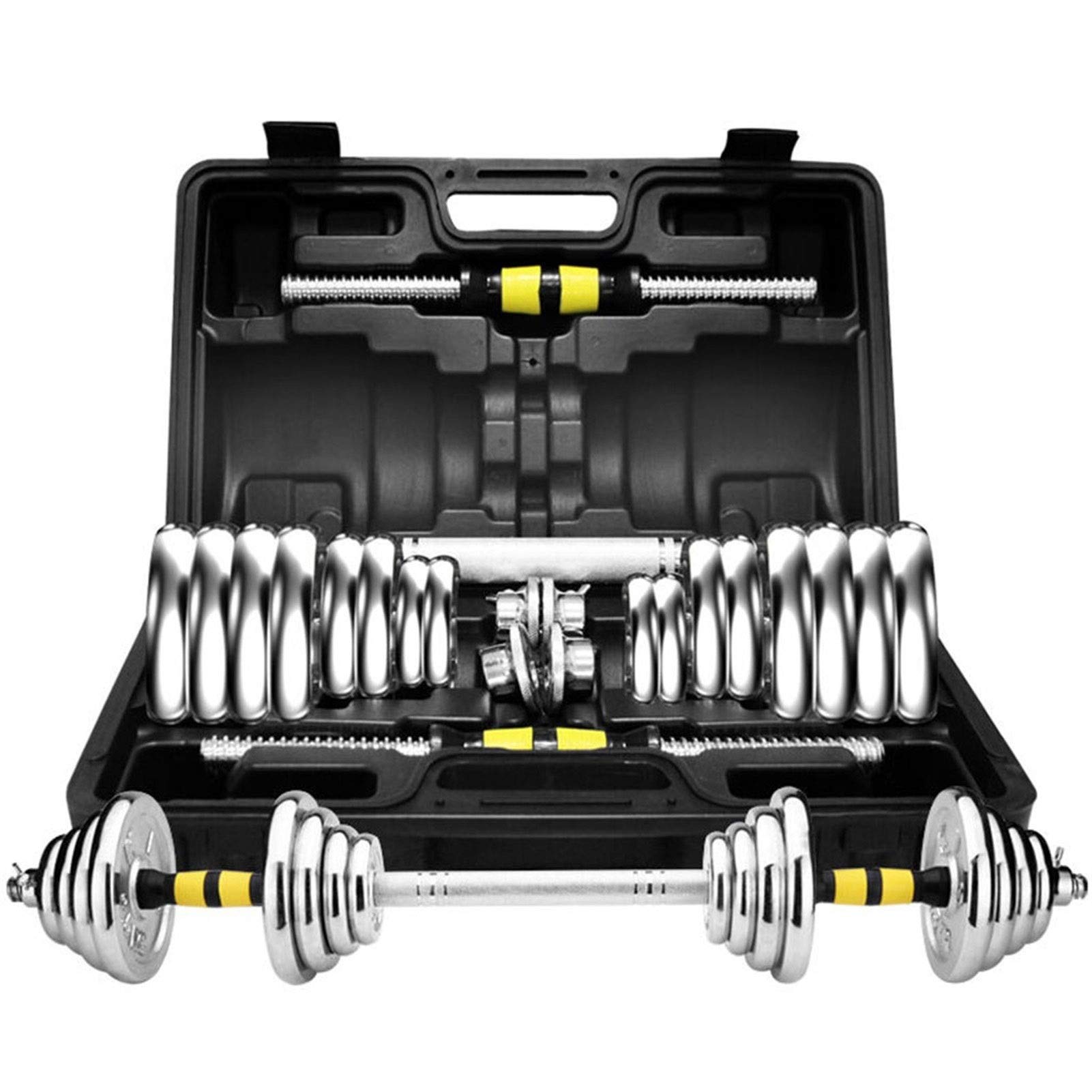 20KG Dumbbell Set for Women - Electroplated Dumbbells with Plastic Storage Box, Home Gym Equipment for Strength Training & Fitness Workouts (10KG×2) - Perfect for Home Workouts, Weight Lifting & Full Body Exercise