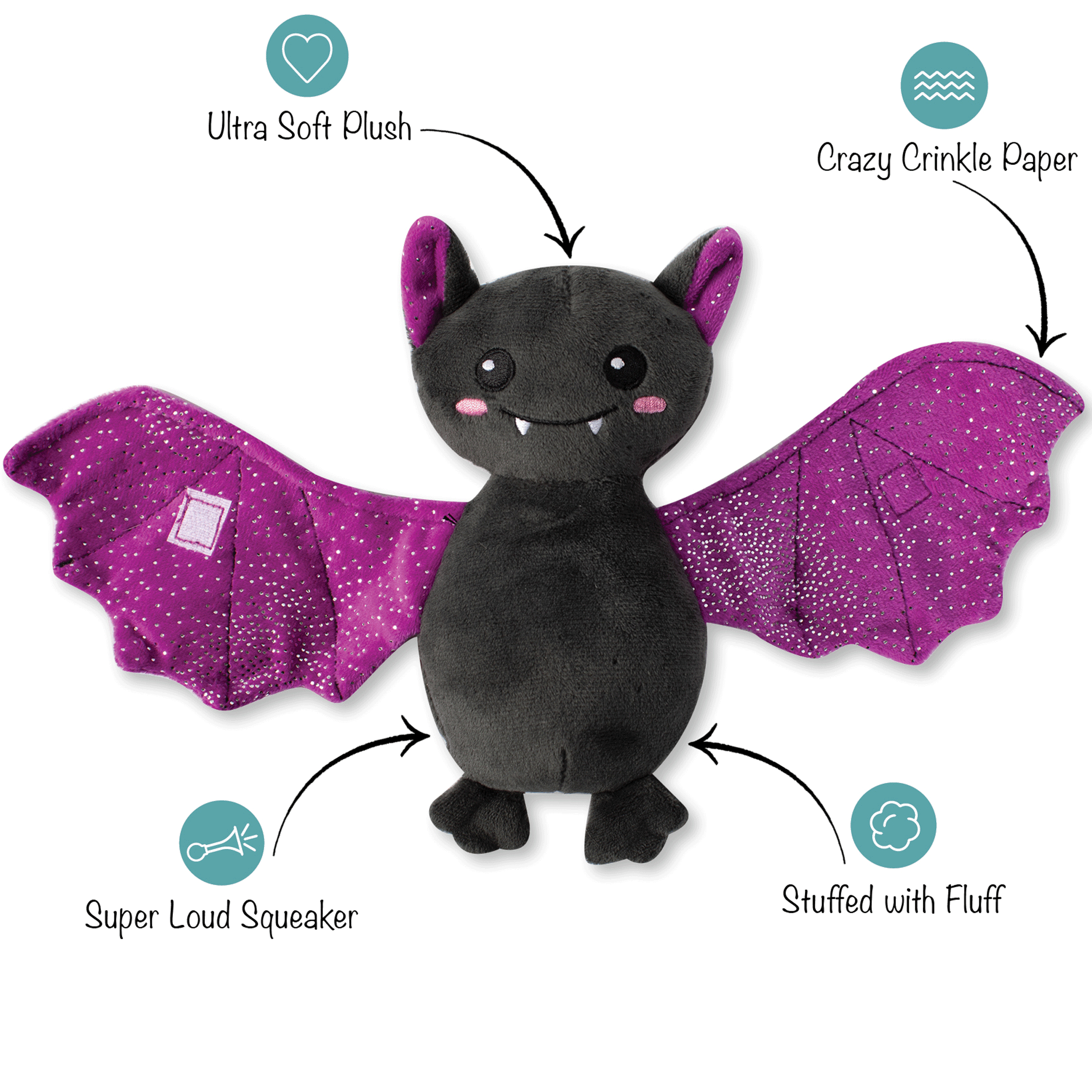Fringe Just Wingin' It Dog Toy - Durable Chew Toy for Small & Medium Dogs - Perfect for Playtime, Training & Outdoor Adventures