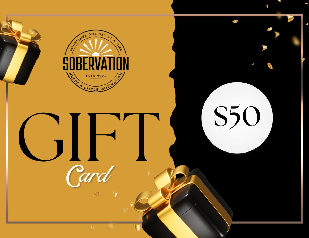 Sobervation E Gift Card - Perfect for Holidays, Birthdays & Special Occasions | Digital Gift Card for Online Shopping