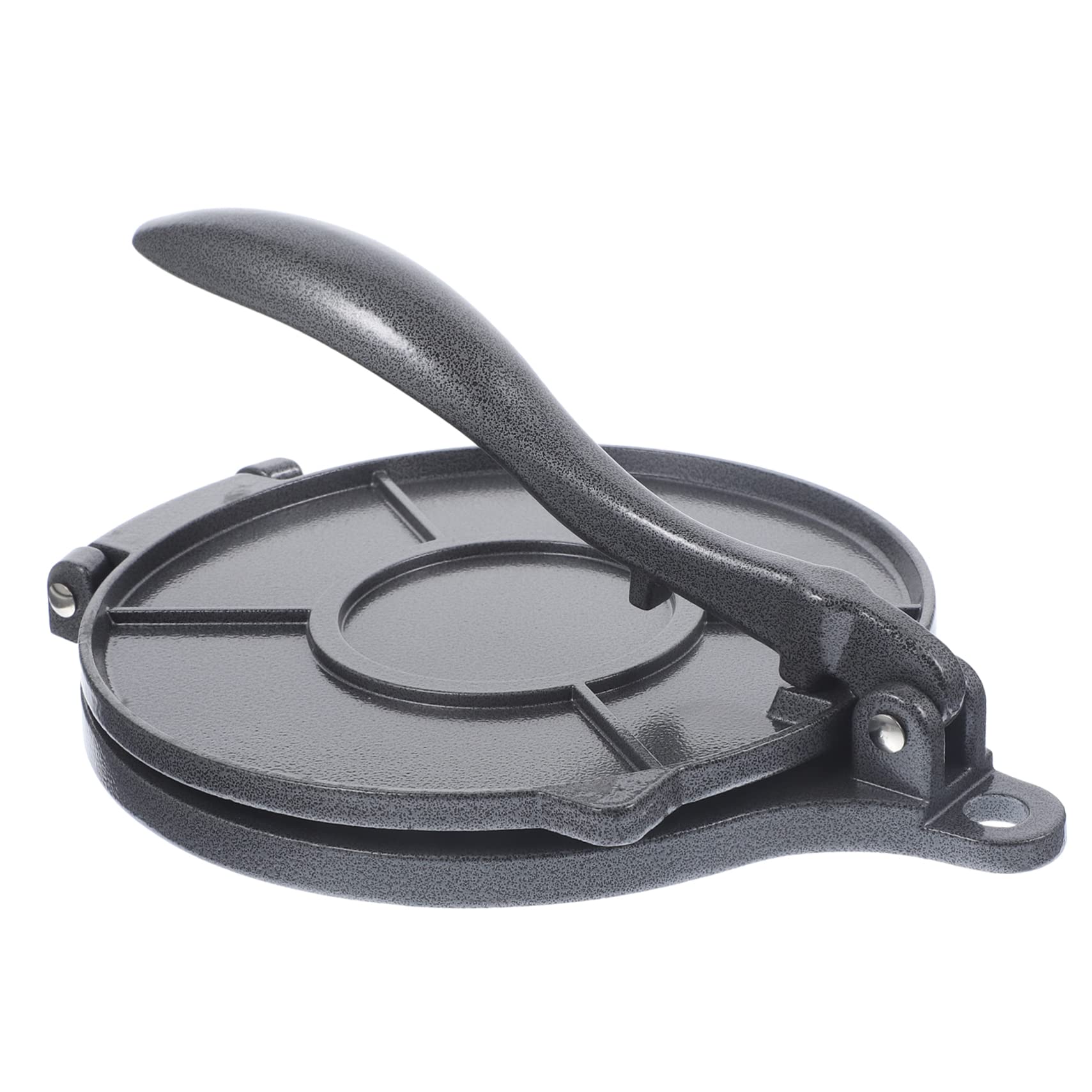 SWOOMEY Cast Iron Dough Press Machine - Roti Press, Sandwich Maker, Tortilla Press, Pizza & Taco Maker - Heavy Duty Aluminum Steel for Home & Restaurant Use - Perfect for Roti, Tortillas, Sandwiches, Tacos, Dumplings & More