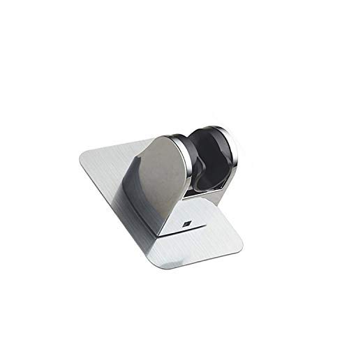 JIALTO Stainless Steel Shower Head Holder - Adjustable Angle Wall Mount Bracket for Handheld Shower Wand | Bathroom Accessories for Easy Showering & Cleaning (Perfect for Elderly & Pet Bathing)