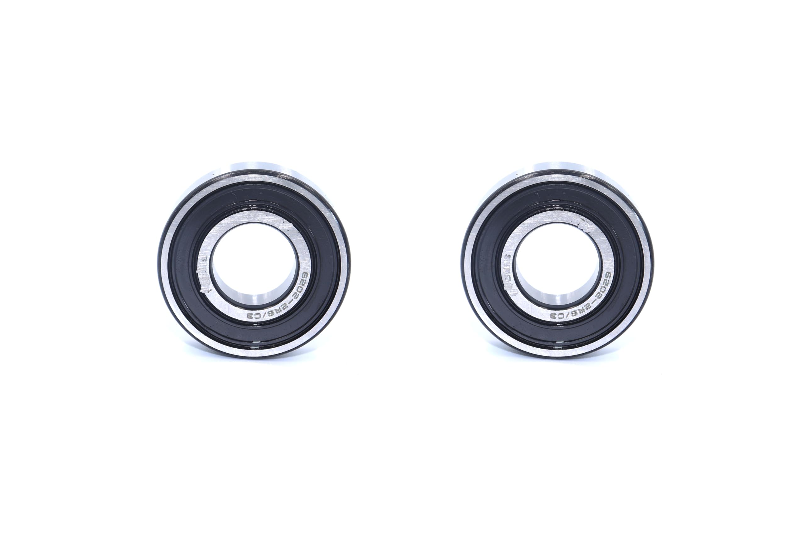 6202-2RS Single Row Deep Groove Radial Ball Bearing with C3 Clearance - High Speed Motor Bearing for Water Pumps, Electric Motors, and Industrial Machinery