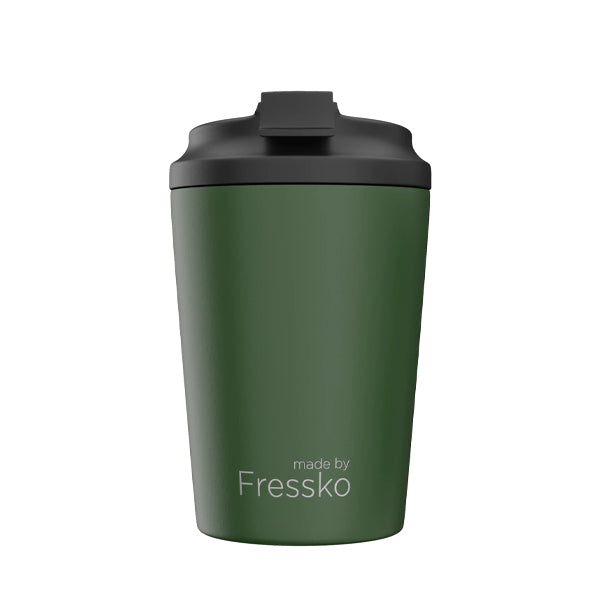 Fressko Reusable Ceramic Coffee Cup - Eco-Friendly Travel Mug for Hot & Cold Drinks | Perfect for Office, Camping & Outdoor Adventures