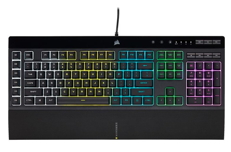 Best Corsair 4-in-1 Gaming Bundle (K55 RGB Keyboard + Harpoon RGB Mouse + MM100 Mouse Pad + HS50 PRO Headset) - Complete PC Gaming Setup for Esports & Streaming