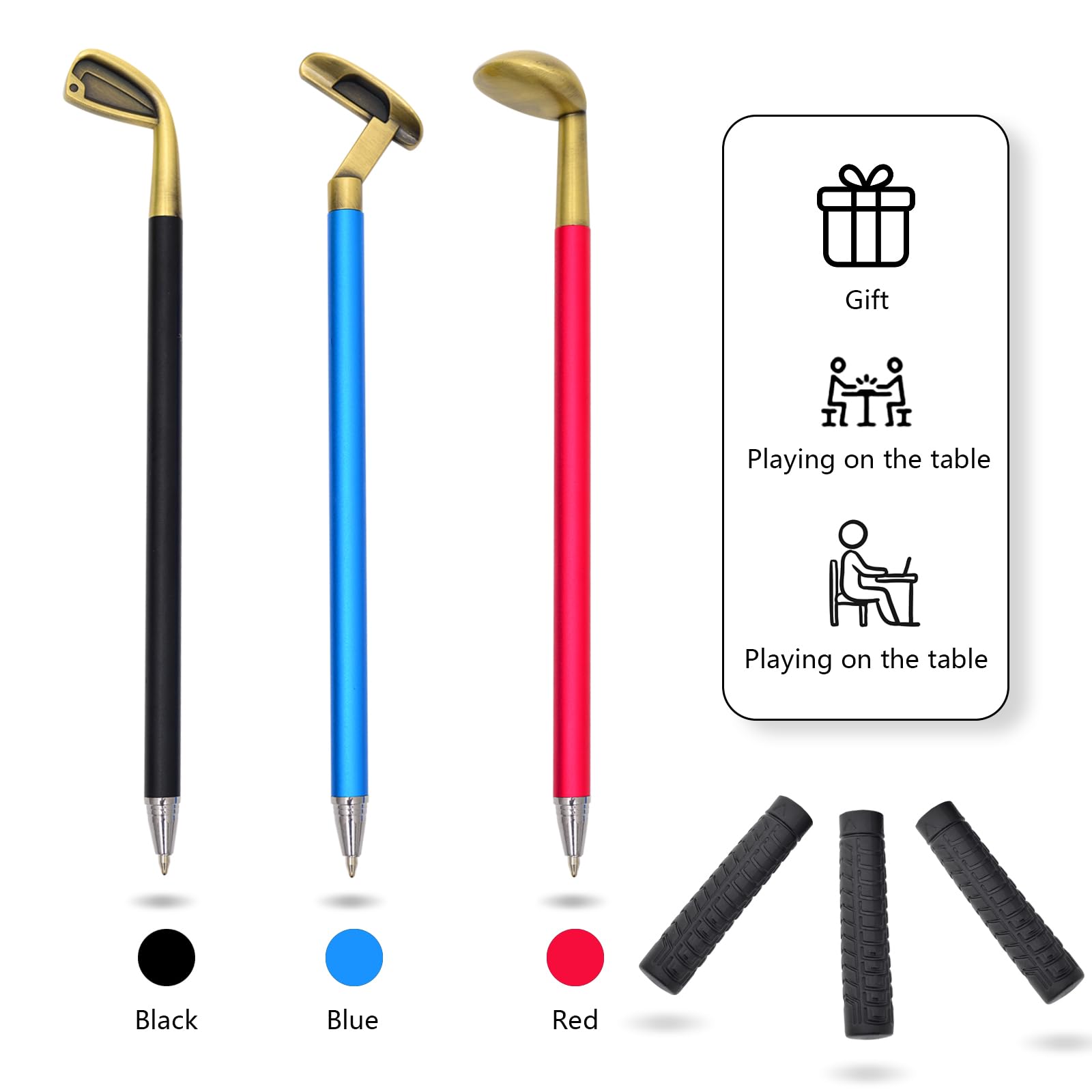Mini Golf Set for Adults - Indoor Putting Green with Putter & 4 Golf Balls - Fun Office Desk Toy & Unique Gift for Men, Dad, Boss - Perfect for Home, Office, or Party Games