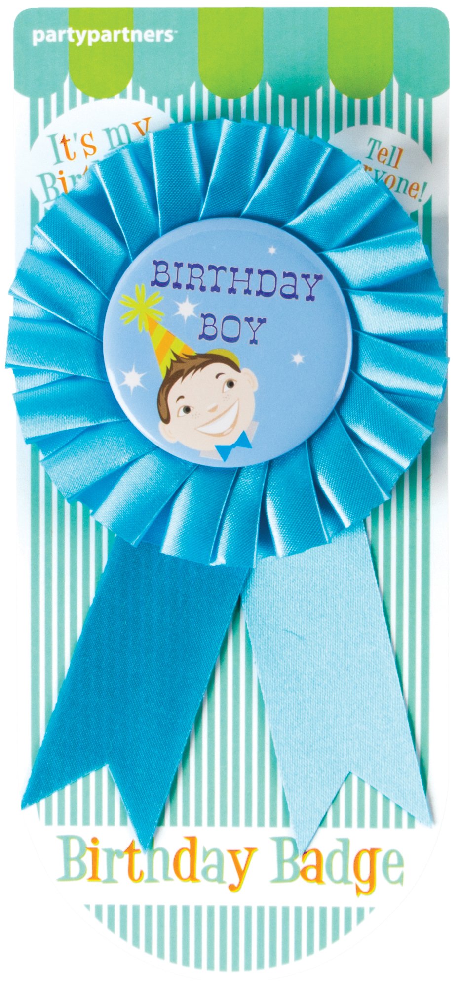 Premium Birthday Boy Guest of Honor Ribbon Badge - Award Ribbon for Birthday Celebrations, Parties & Special Events