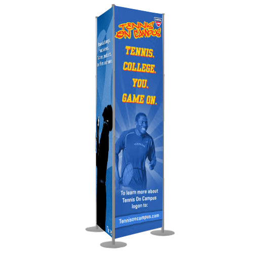 3-Sided Adjustable Portable Screen Panel Floor Display with 24