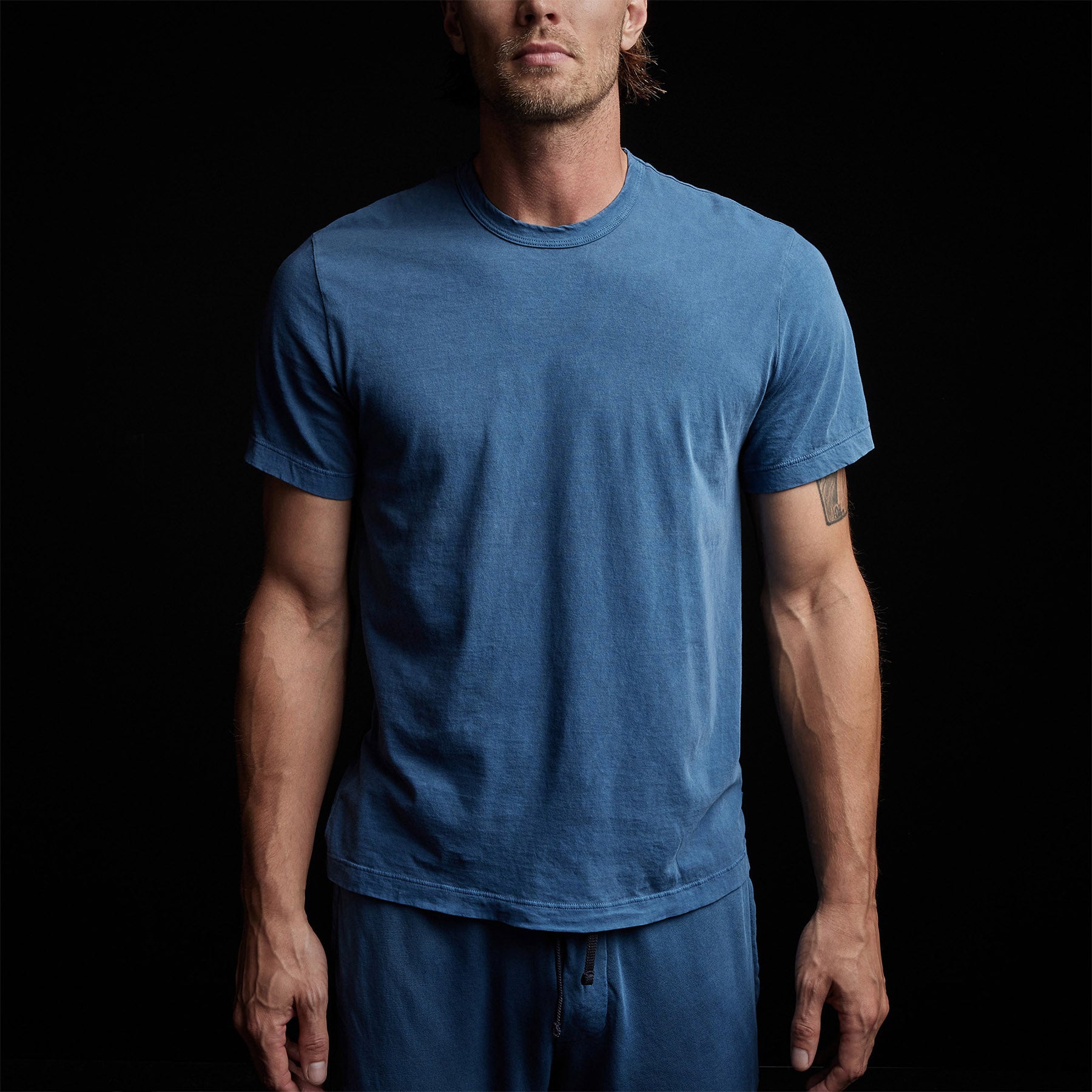 Short Sleeve Crew Neck T-Shirt for Men & Women | Soft Cotton Lake Pigment Dye Tee | Casual Everyday Wear & Summer Outfits