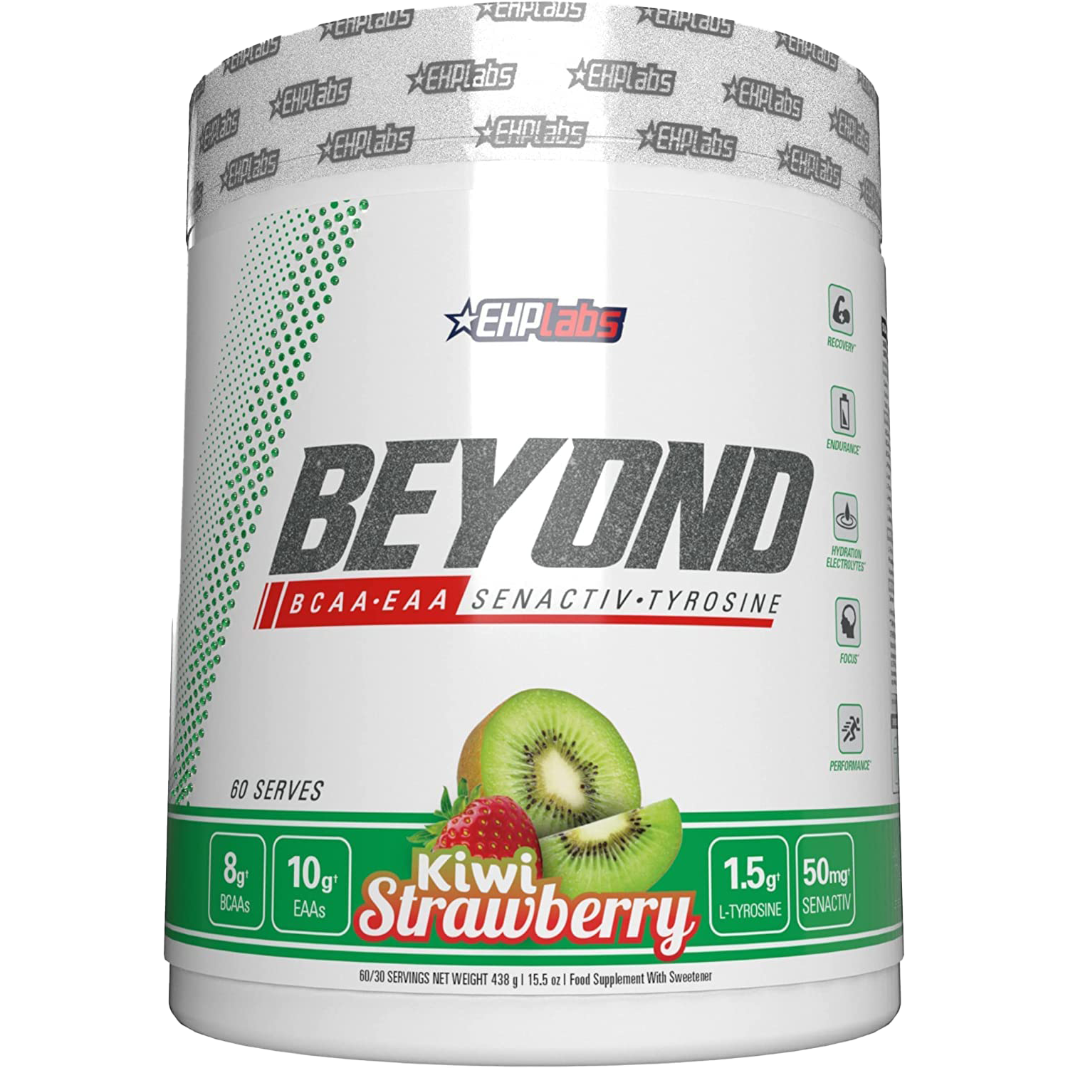 EHP Labs Beyond BCAA EAA 560g - Premium Amino Acid Supplement for Muscle Recovery & Endurance | Ideal for Workout, Fitness & Bodybuilding