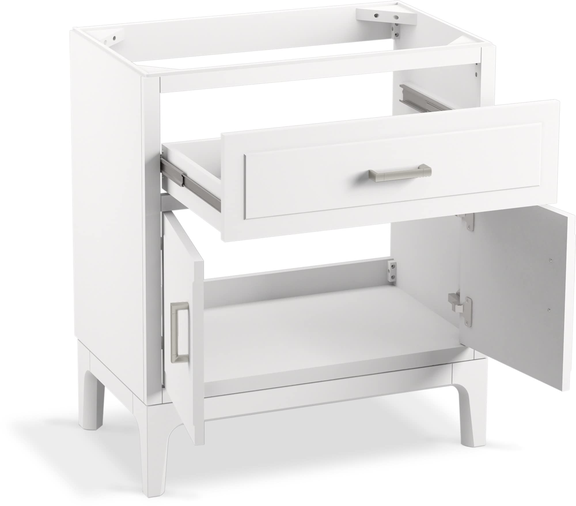KOHLER Seer 30-inch Bathroom Vanity Set with Sink & Mirror - Modern Bathroom Storage Solution for Small Spaces