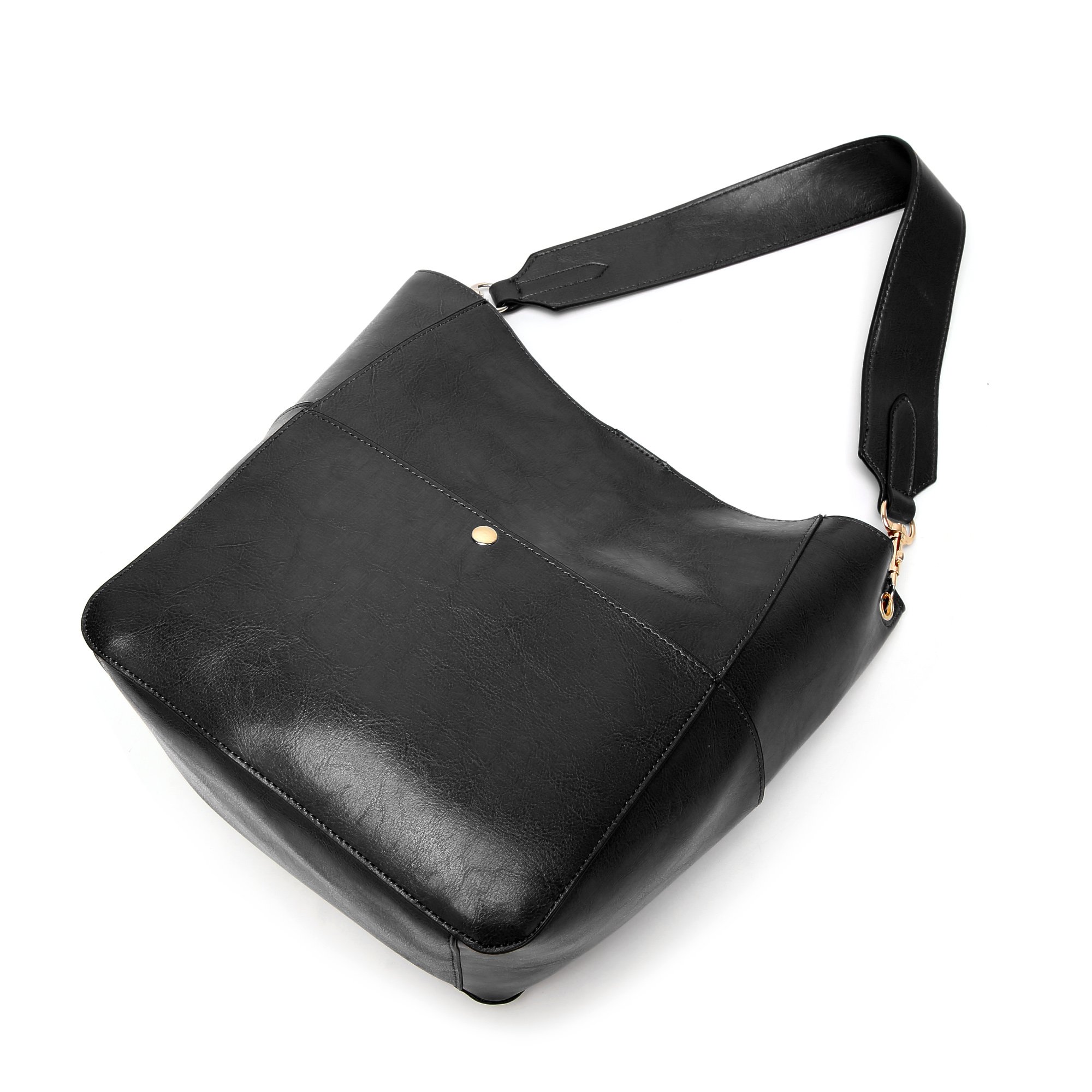 Molodo Women's PU Leather Handbag - Stylish Bucket Tote & Medium Satchel Hobo Purse for Work, Travel & Everyday Use | Designer Shoulder Bag