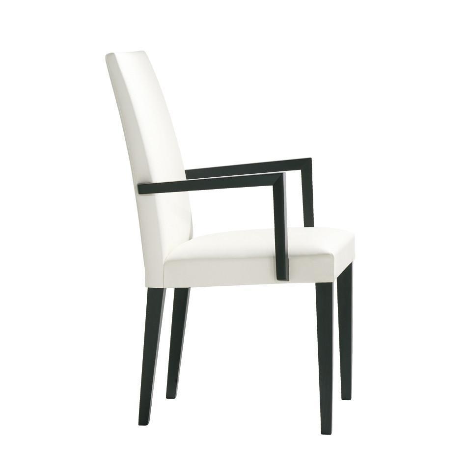 Anna SO1373 Modern Armchair - Stylish Accent Chair for Living Room, Bedroom, or Office - Comfortable Upholstered Lounge Chair with Wooden Legs